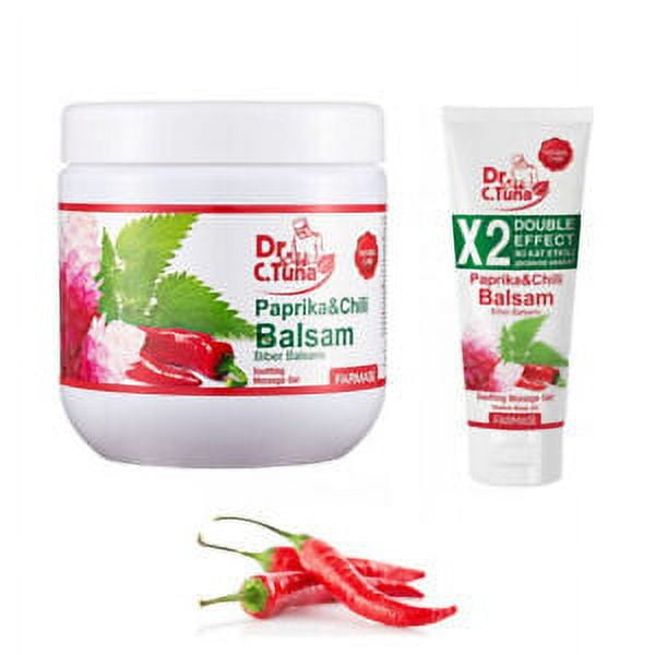 Dr. C Tuna Paprika & Chili Double Effect Balsam SET ! 17 oz + 8.45 oz