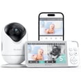 thumbnail image 1 of Dr.Care 5" Smart WiFi Baby Monitor with 2K HD Security Camera,APP Control, Cry & Motion Detection,Pan-Tilt-Zoom,Temp, Nightvision, 2-Way Talk, 1 of 11