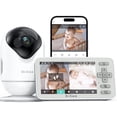 thumbnail image 1 of Dr.Care VistaView Lite Smart Wifi Baby Monitor – 4" 720P Split Screen, 1080P Camera, App Control, Motion Alerts, 1 of 9