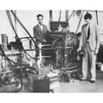 thumbnail image 1 of Dr. Carl Anderson And Seth Neddermeyer With Their 'Cloud Chamber' Machine. Sept. 29 History, 1 of 1