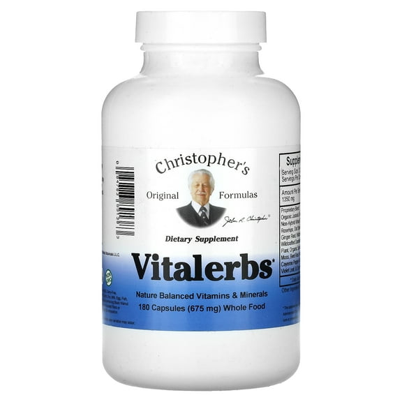 Dr. Christopher's Original Formulas Vitalerbs Capsules, 180 Ct