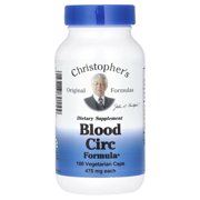Dr. Christopher's Original Formulas Blood Circulation Formula Capsules, 100 Ct