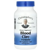 Dr. Christopher's Original Formulas Blood Circulation Formula Capsules, 100 Ct