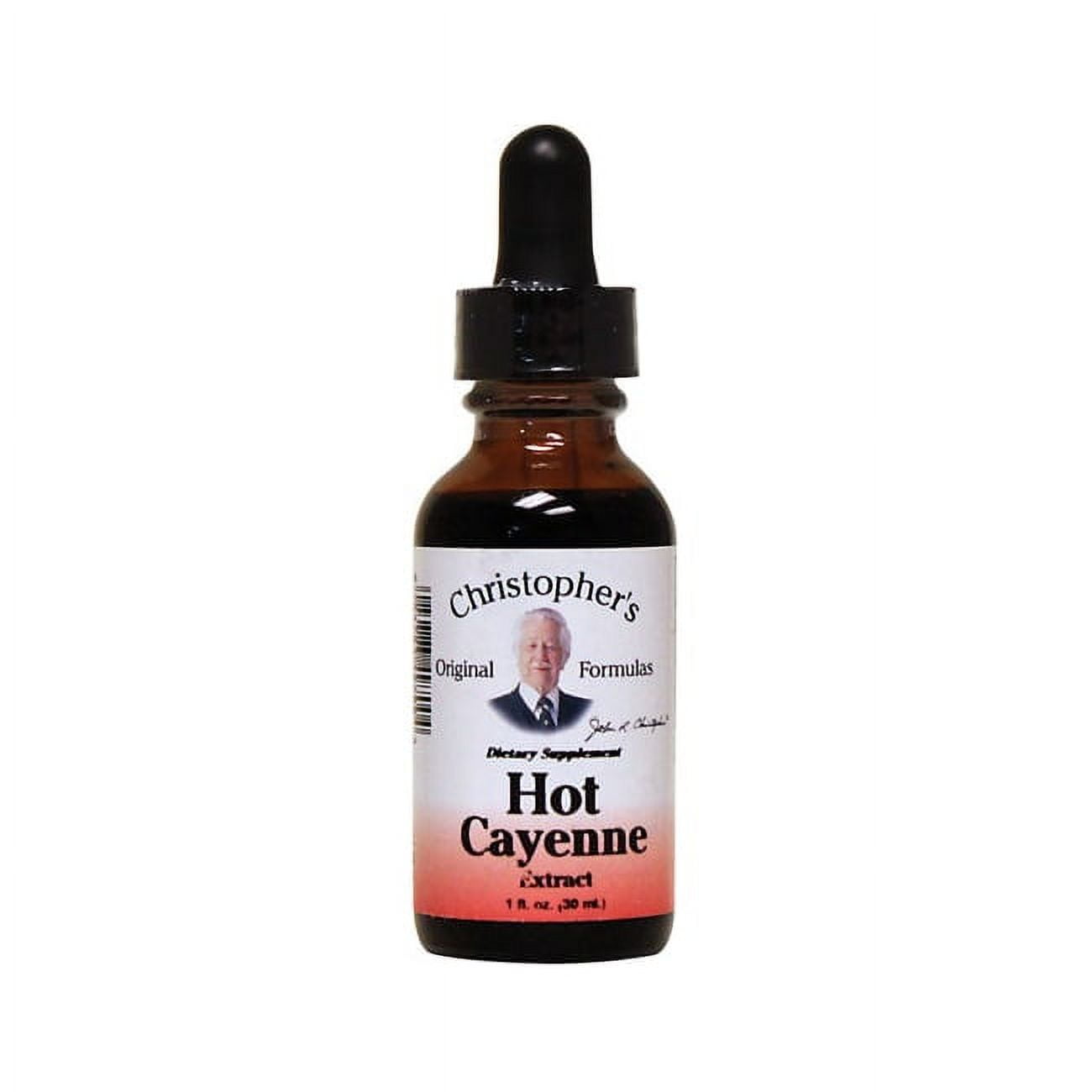 Dr. Christopher's Cayenne Extract (Hot) 1 fl oz Liq