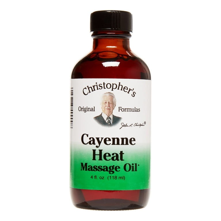 Dr. Christopher's Cayenne Heat Massage Oil, 4 Fl Oz - Walmart.com