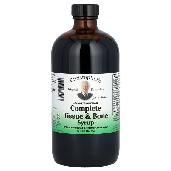 Dr. Christopher's Formulas Complete Tissue and Bone Syrup - 16 Ounce
