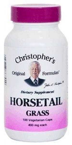 DR CHRISTOPHER HART Horsetail Grass - 100 Vegetarian Capsules by Christophers Original Formulas