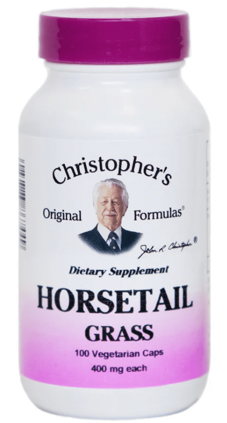 DR CHRISTOPHER HART Horsetail Grass - 100 Vegetarian Capsules by Christophers Original Formulas