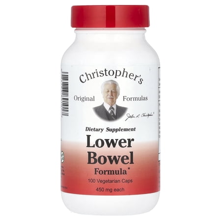 Dr. Christopher's Lower Bowel Formula 450 mg 100 Veg Caps