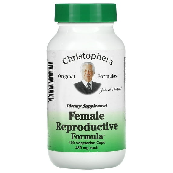 Dr. Christopher's Original Formulas Female Reproductive Formula Capsules, 100 Ct