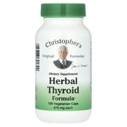 Dr. Christophers Original Formulas Herbal Thyroid Formula Capsules, 100 Ct