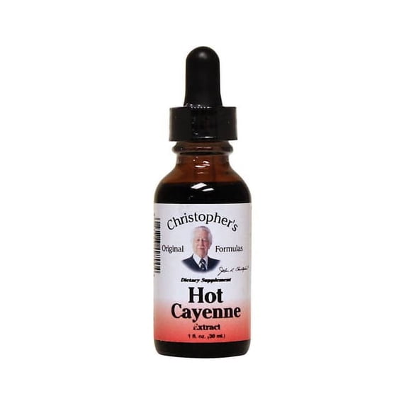 Dr. Christopher's Original Formulas Hot Cayenne Extract Drops, 1 Oz