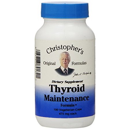 Dr. Christopher's Original Formulas Thyroid Maintenance Formula Capsules, 100 Count