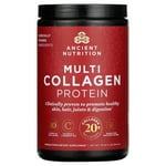 Ancient Nutrition Collagen Powder Protein with Probiotics, Unflavored Multi Collagen Protein with Vitamin C, 45 Servings, Hydrolyzed Collagen Peptides Supports Skin and Nails, Gut Health, 16oz