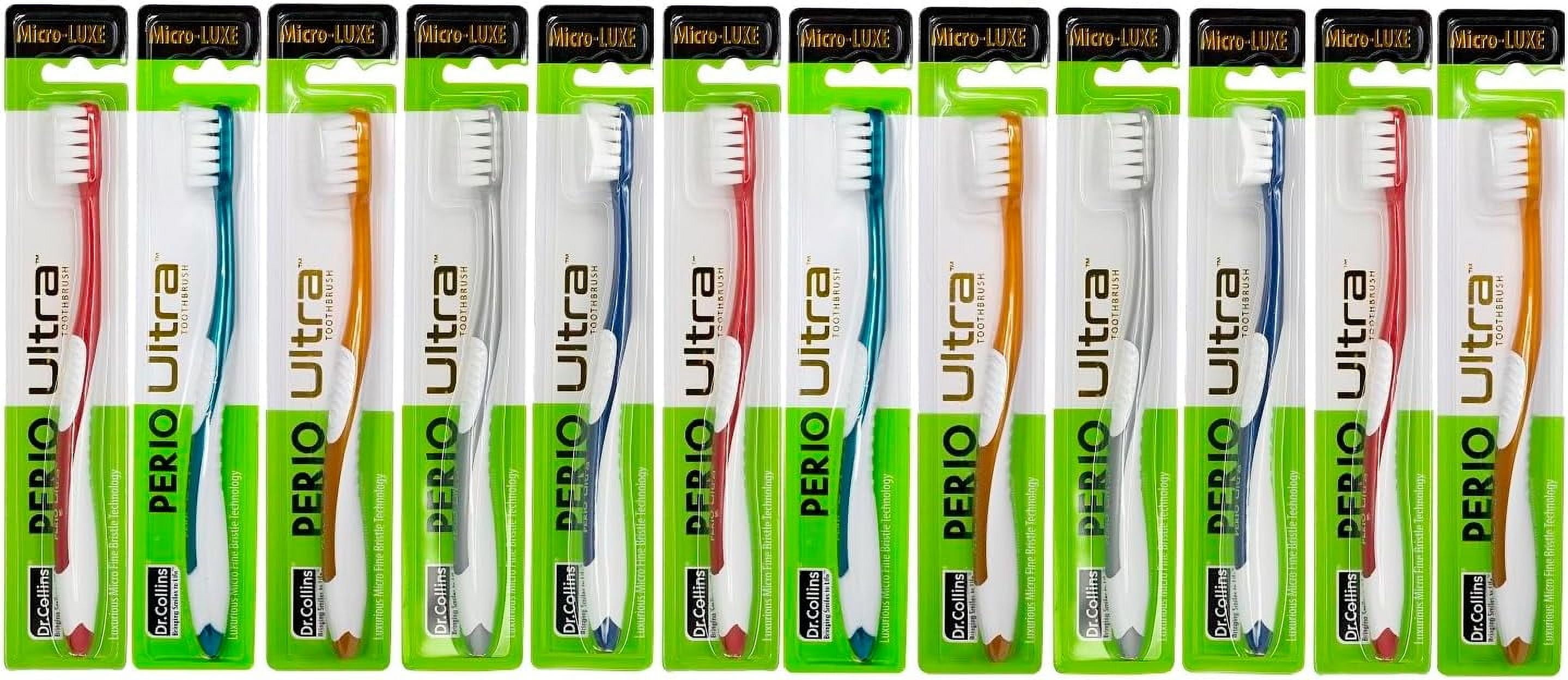 Dr. Collins Perio Ultra Toothbrush (12 Count (Colors Vary)) - Walmart.com