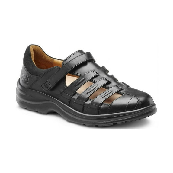 Dr. Comfort Breeze Women's Orthopedic Sandals - Black