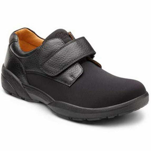 Dr. Comfort Brian Men's Casual Shoe: 12 X-Wide (3E/4E) Black Velcro