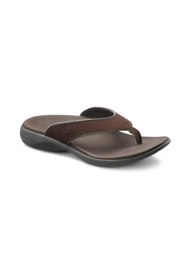 Collin Men's Supportive Orthotic Sandals - Chocolate