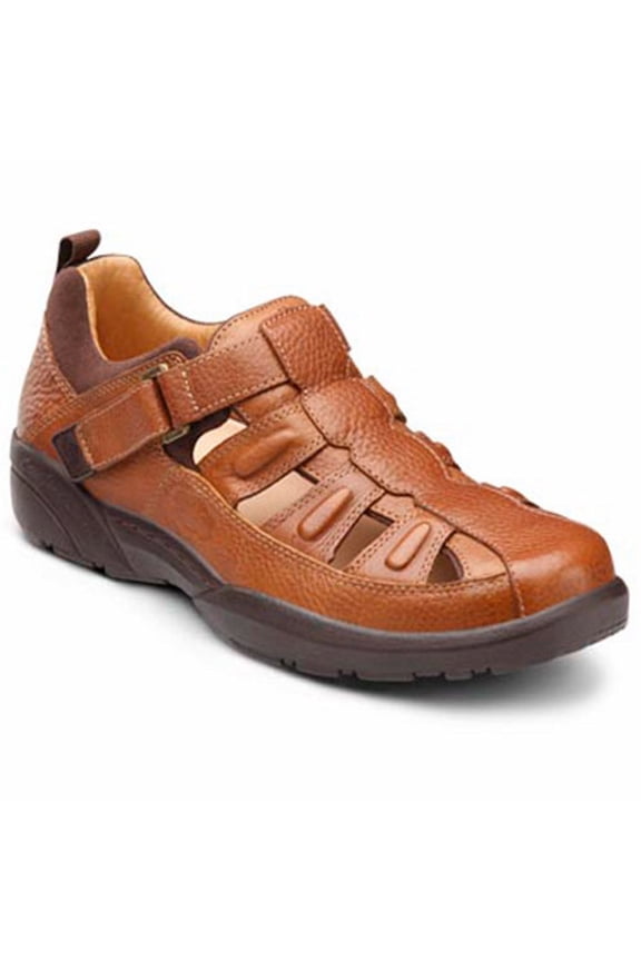Fisherman Men's Sandal: 9 Medium (B/D) Chestnut Velcro