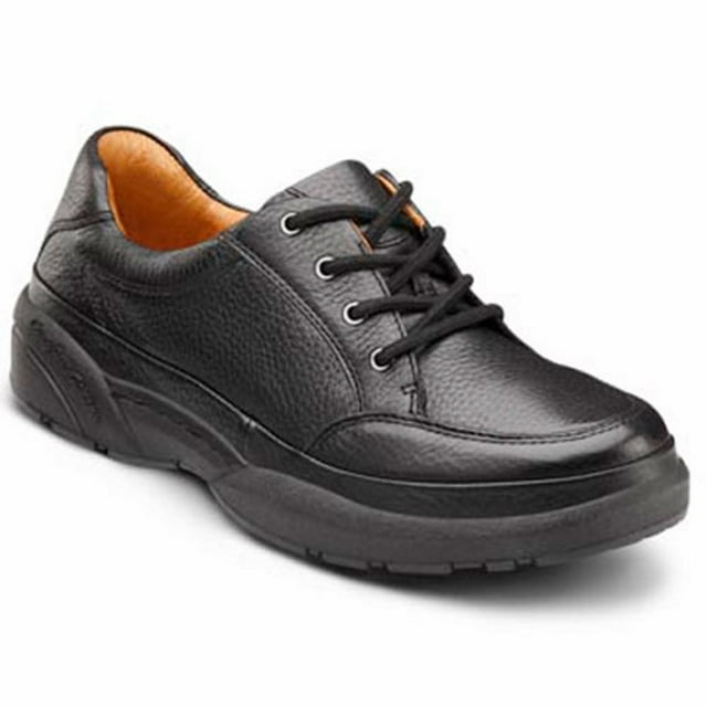 Dr. Comfort Justin Men's Casual Shoe: 10 Medium (B/D) Black Lace