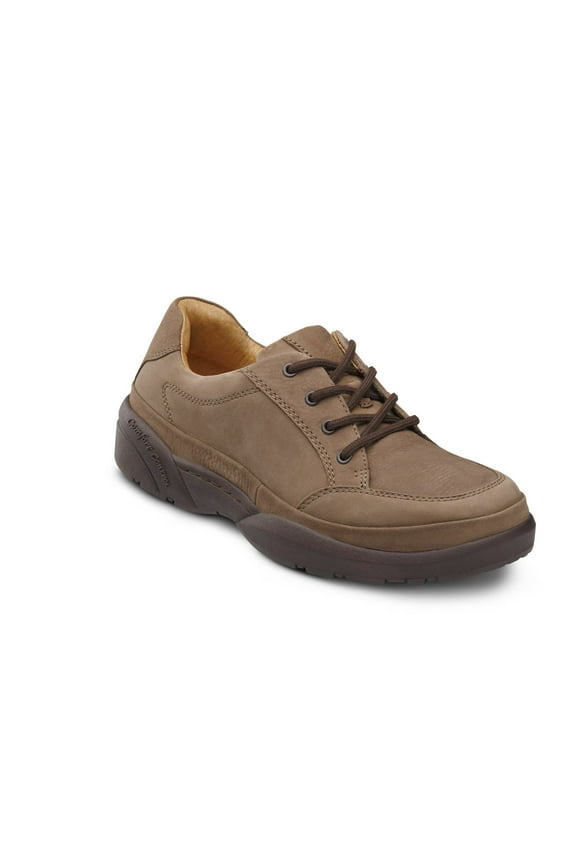 Justin Men's Therapeutic Diabetic Extra Depth Shoe: Chestnut Suede 6.5 X-Wide (3E/4E) Lace