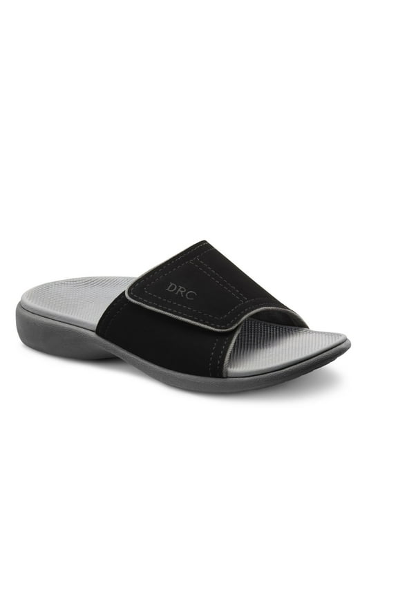 Kelly Women's Supportive Slide Sandals - Black