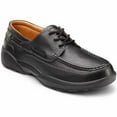 thumbnail image 1 of Dr. Comfort Patrick Men's Boat Shoe: 7.5 X-Wide (3E/4E) Black Lace, 1 of 4