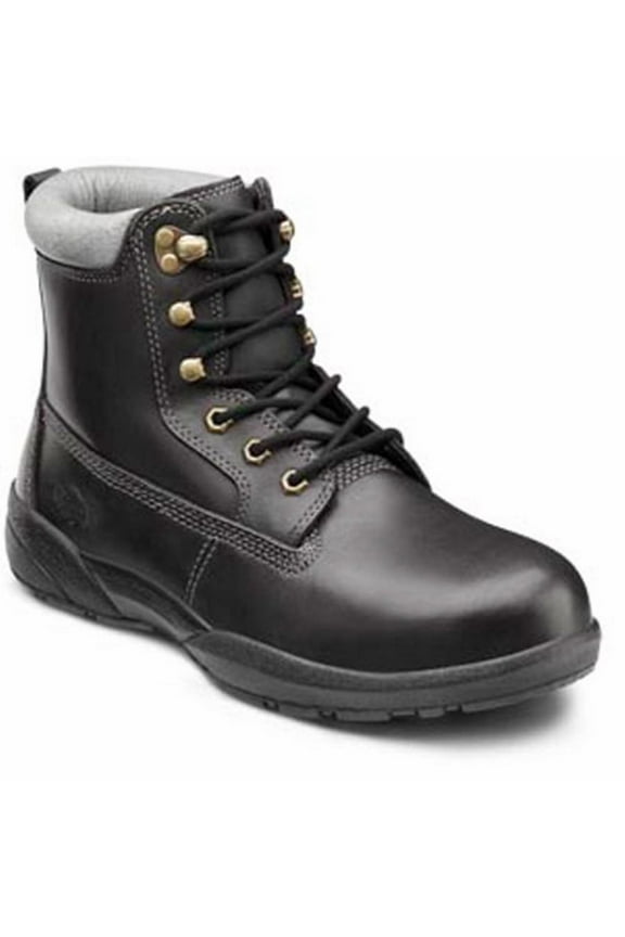 Protector Men's Work Boot: 10.5 X-Wide (3E/4E) Black Lace
