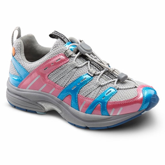 Dr. Comfort Refresh Women's Athletic Shoe: 9 Wide (C/D) Berry Elastic & Standard Laces