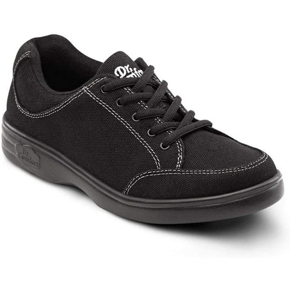 Dr. Comfort Riley Womens Therapeutic Extra Depth Athletic Shoe Canvas Lace-up