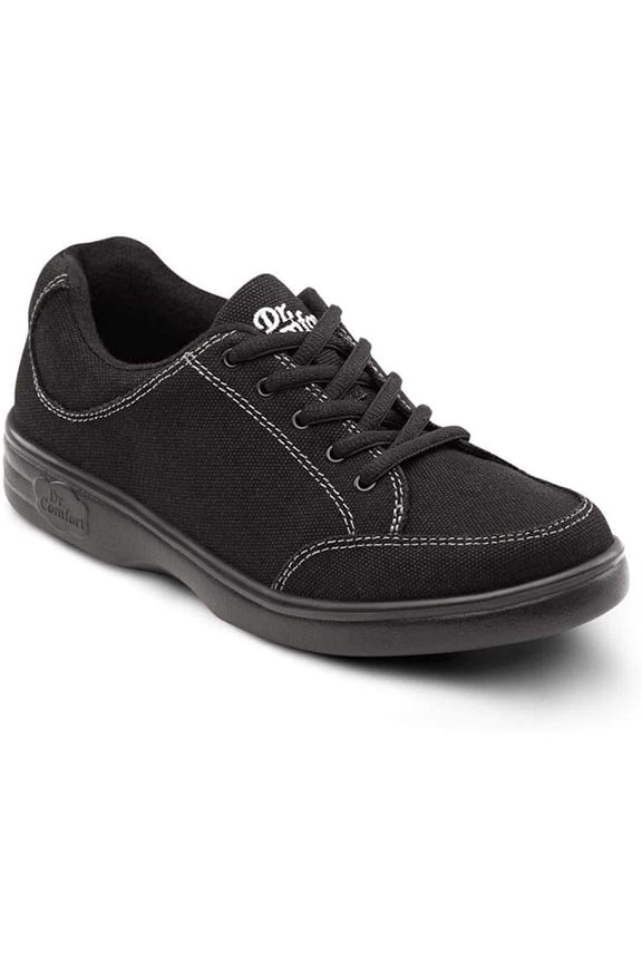 Riley Womens Therapeutic Extra Depth Athletic Shoe Canvas Lace-up