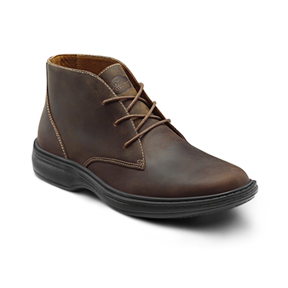 Dr. Comfort Ruk Men's Casual Boot: 11.5 X-Wide (3E/4E) Brown Lace