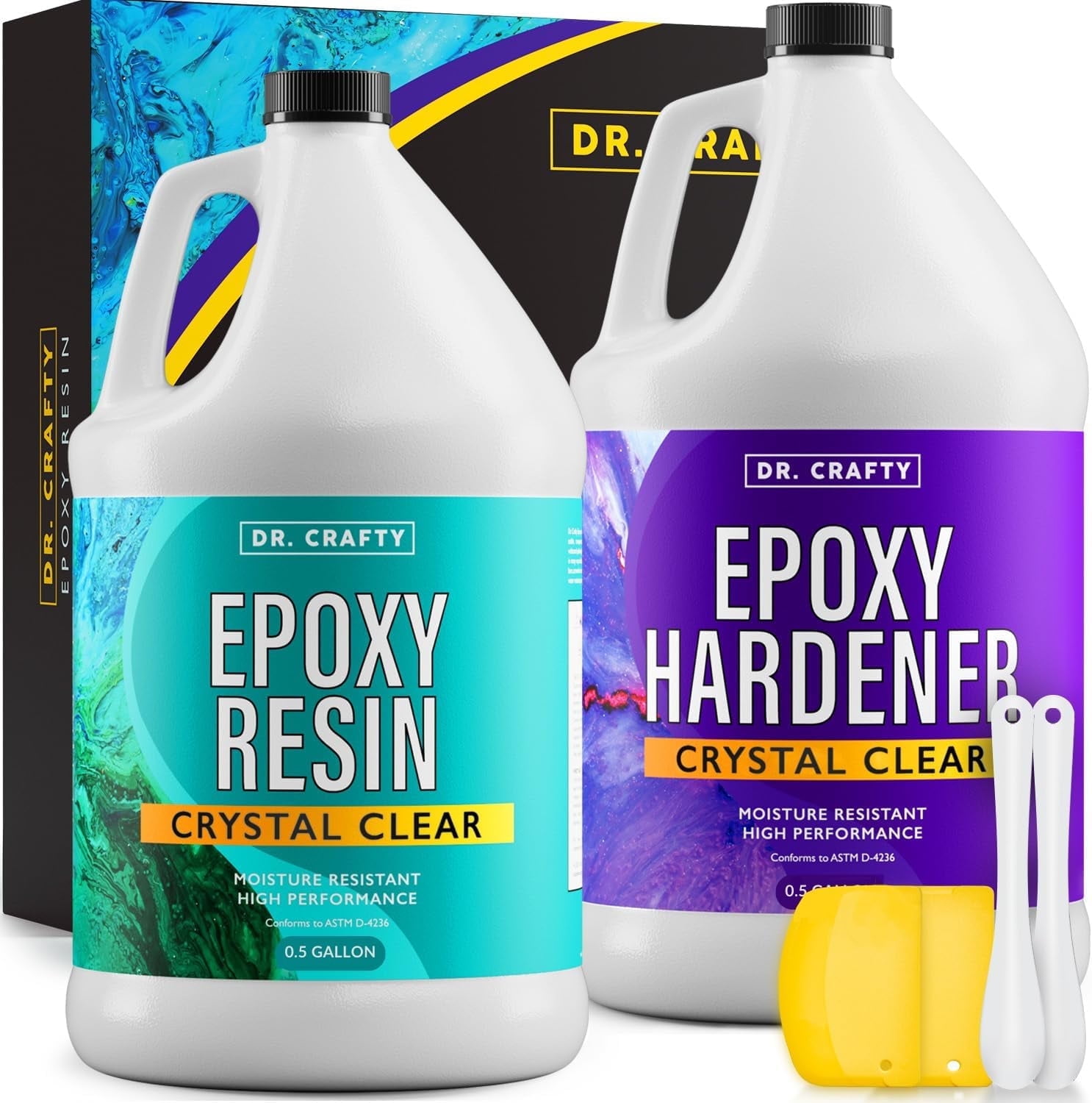 Craft Resin Epoxy 1L Kit Complet Débutant - Transparente Et Durcisseur,  Pour Bij 313098413455