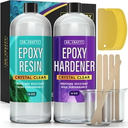  Epoxy Resin Kit for Art & Craft, 1 Gallon(128oz), Odorless, Crystal Clear Epoxy Resin, Jewelry, Earrings, Coasters, Casting, Molding,  Crafting & More