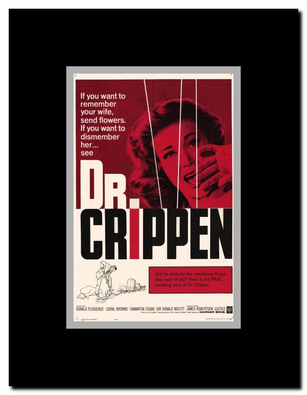 Dr. Crippen Framed Movie Poster