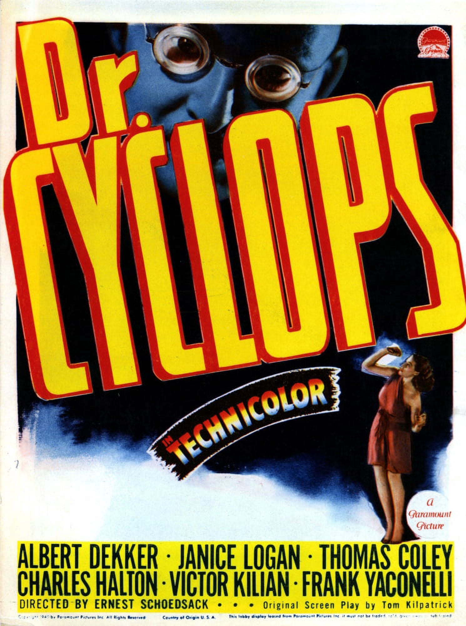 Dr Cyclops Canvas Art - (11 x 17)
