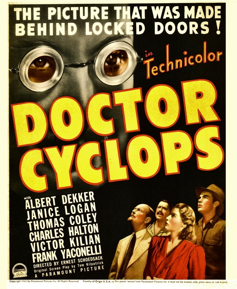 Dr Cyclops Canvas Art -  (11 x 17)