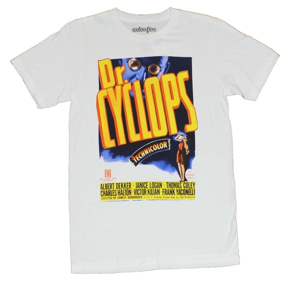 Dr. Cyclops Mens T-Shirt - Dr. Cyclops in Technicolor Movie Poster Image (Small)