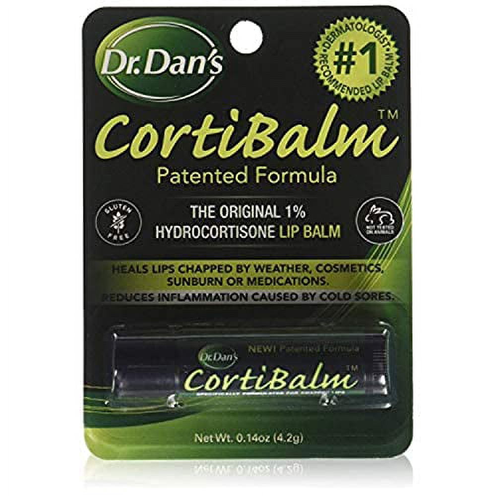 Dr. Dan's Cortibalm 6 Pack for Dry Cracked Lips Healing Lip Balm