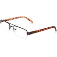 thumbnail image 1 of Dr. Dean Edell DDE/Elite Combo 1/2 Eye Semi Rimless Black Metal Rectangle Plastic Tort Temples +1.50, 1 of 2