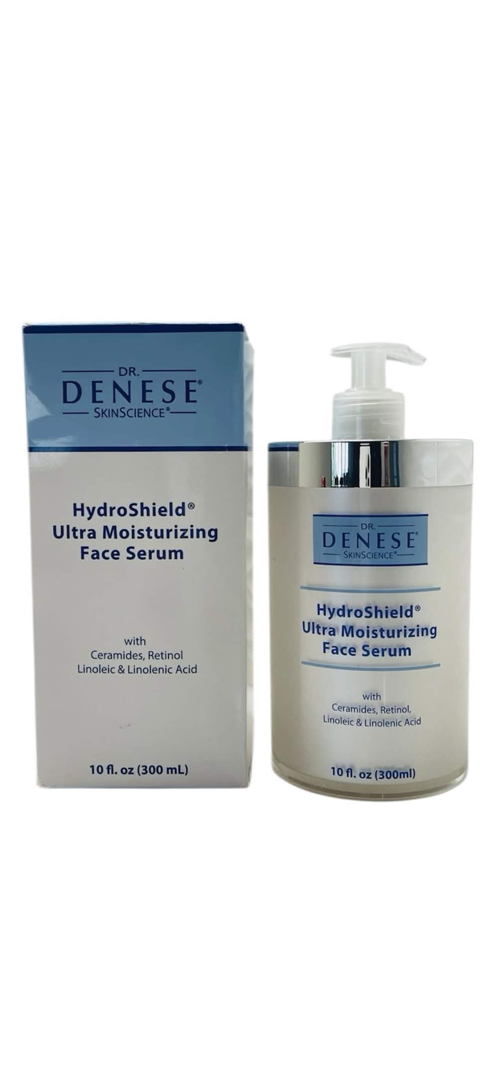 Dr Denese HydroShield Ultra Moisturizing Face Serum, 10 oz, Hydrating Anti-Aging Facial Serum for Dry Skin