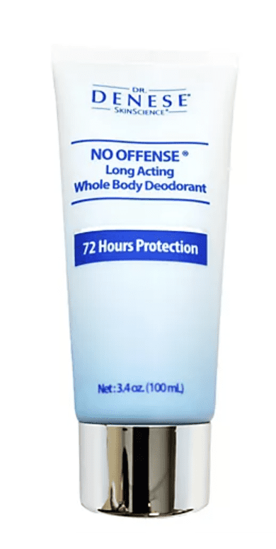 Dr. Denese No Offense Long Acting Whole Body Deodorant 72-Hour Protection 3.4 oz | Aluminum-Free, Long-Lasting Freshness | For Sensitive Skin