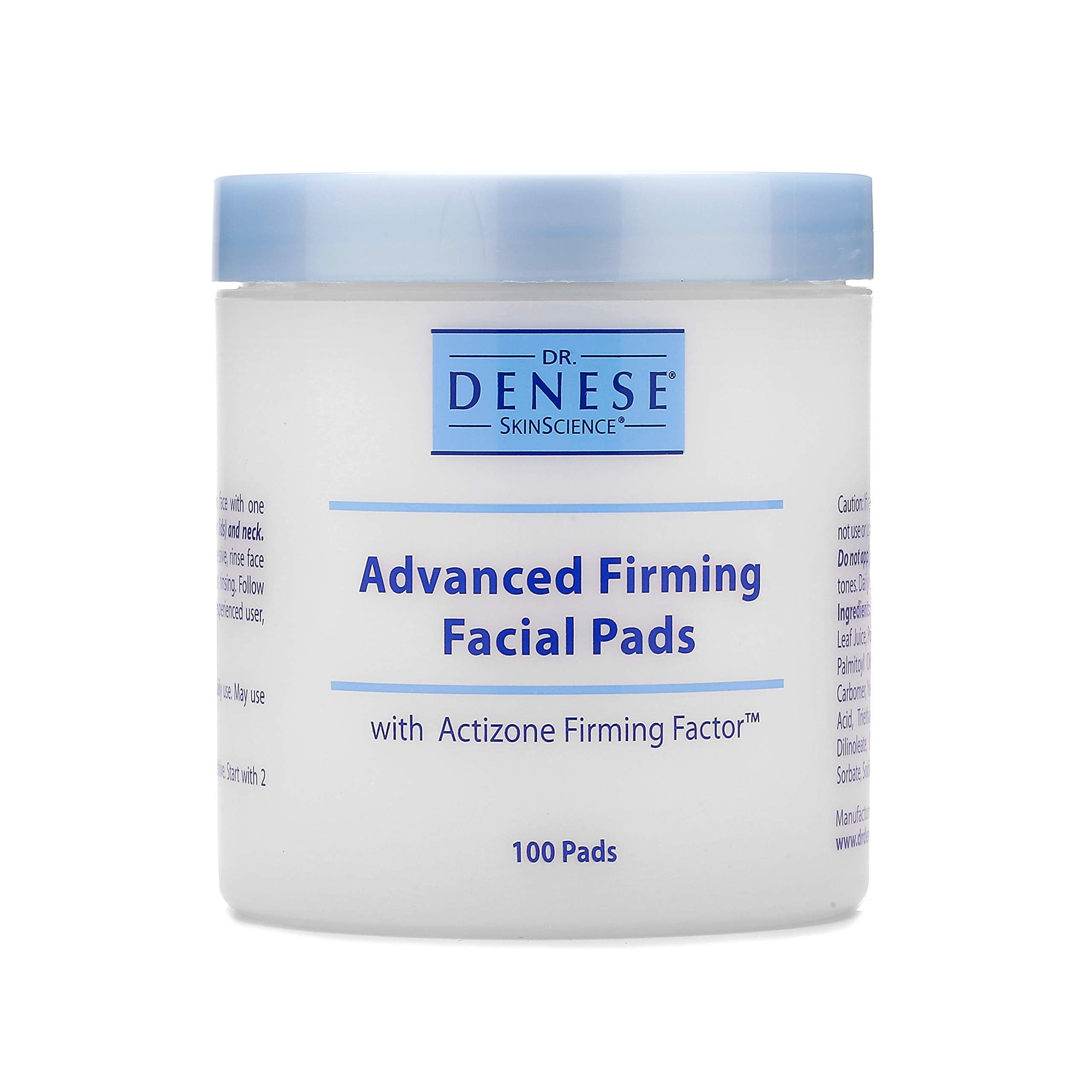 Dr. Denese SkinScience New York Advanced Firming Facial Pads 100 Count READ