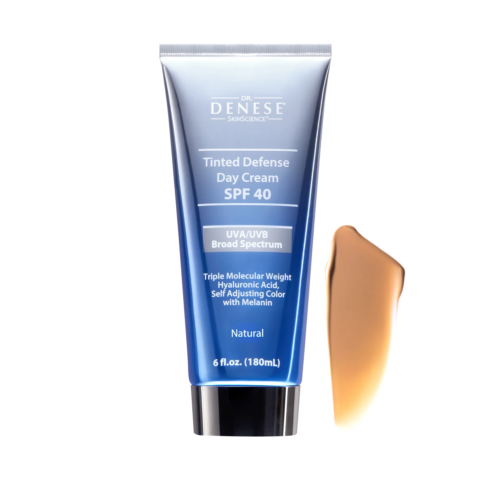 Dr Denese Tinted Defense Day Cream SPF 40 6 fl oz | Hydrating Tinted Face Moisturizer