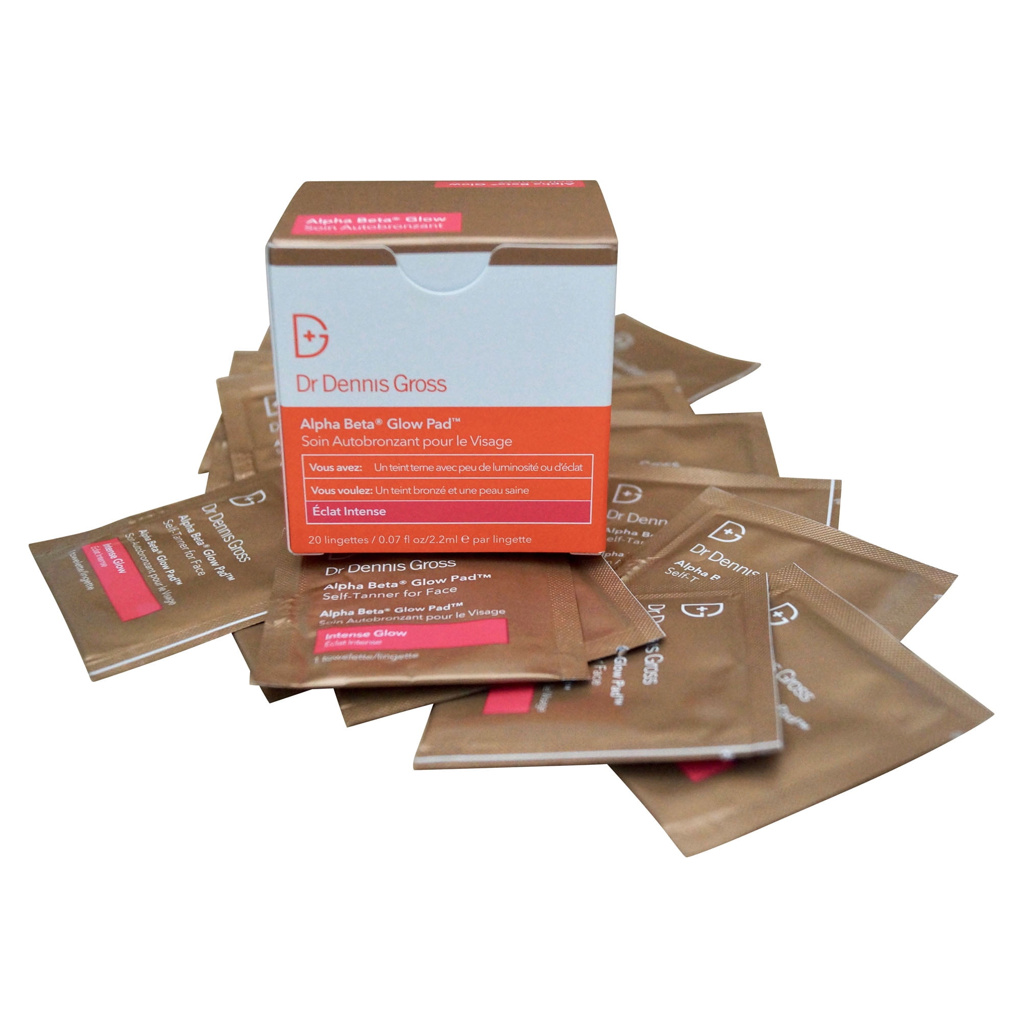 Dr Dennis Gross 258492 Alpha Beta Glow Pad for Face Intense Glow