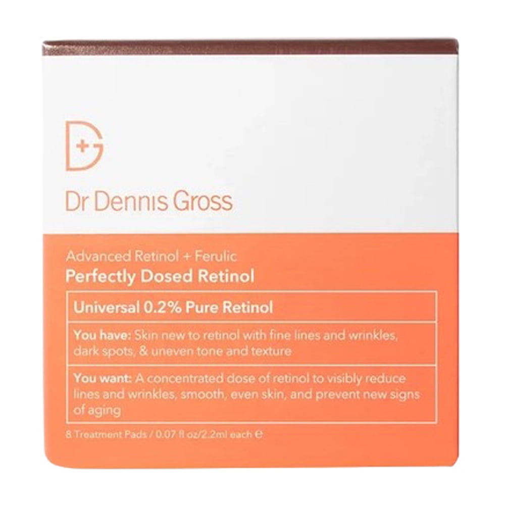 Dr Dennis Gross Advanced Retinol + Ferulic Perfectly Dosed Retinol Treatments 2.2ml x 8pads