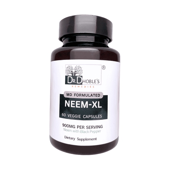Neem XL Capsules - MD Formulated, Ayurvedic Immune Support Supplement, No Extract 60 Ct