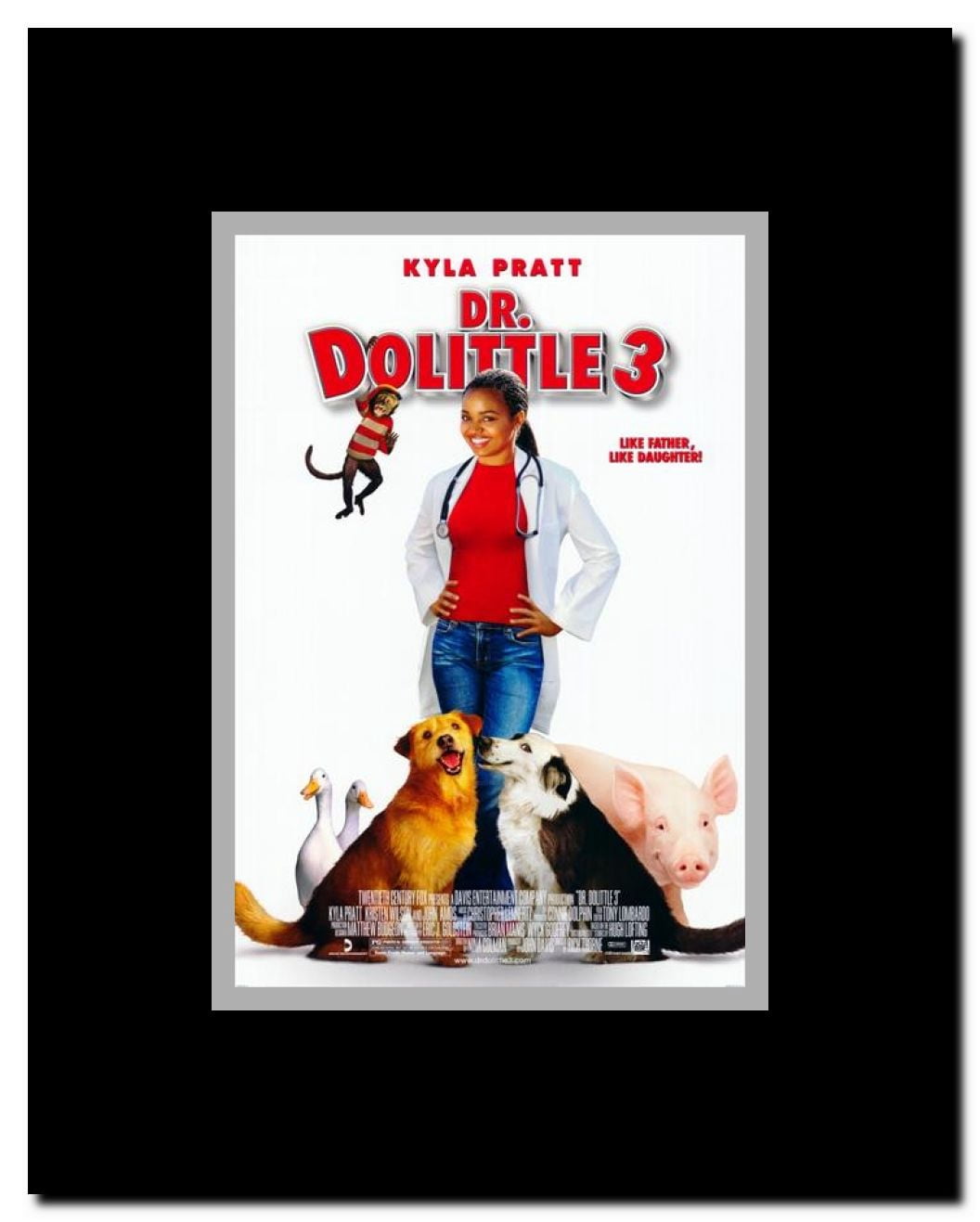 Dr. Dolittle 3 Framed Movie Poster