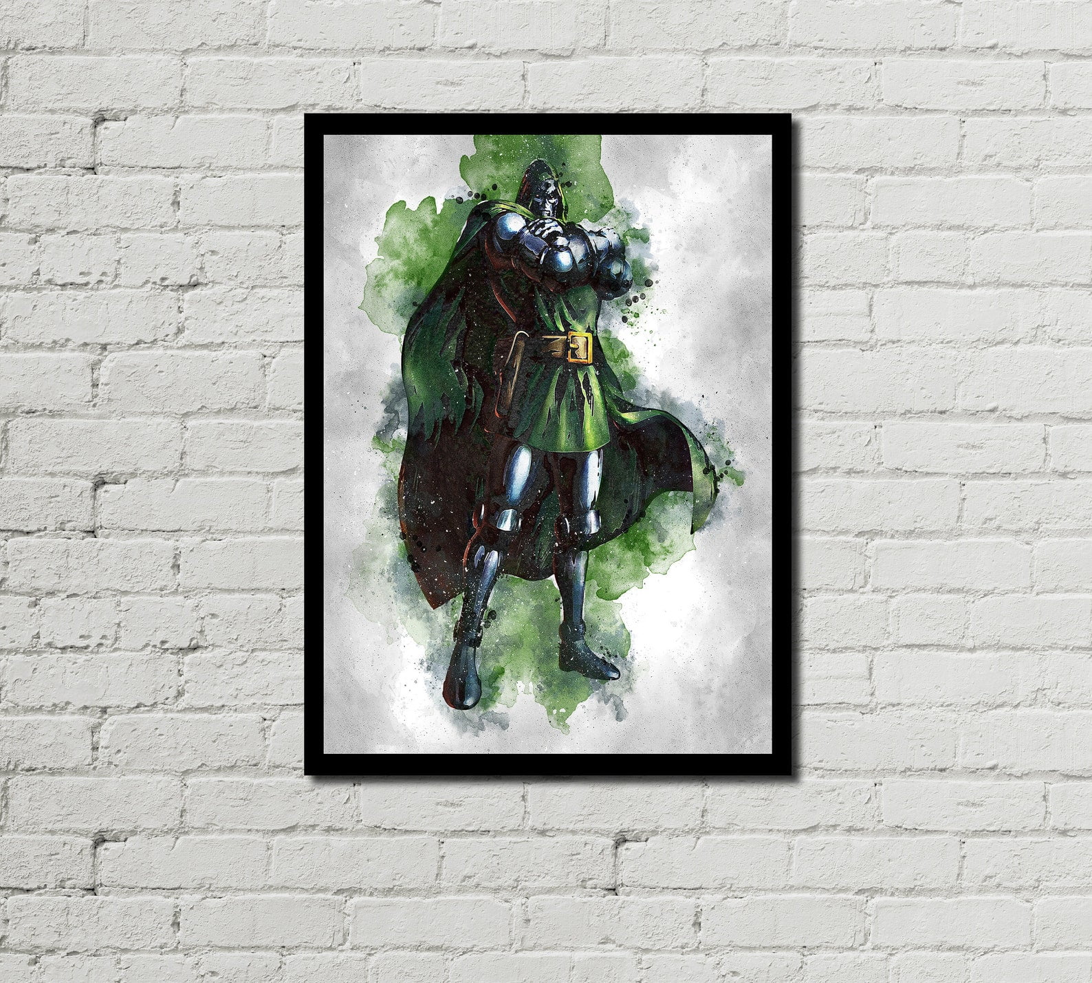 Dr Doom Poster Marvel Poster Digital Print Fan Art Wall Art Decor ...