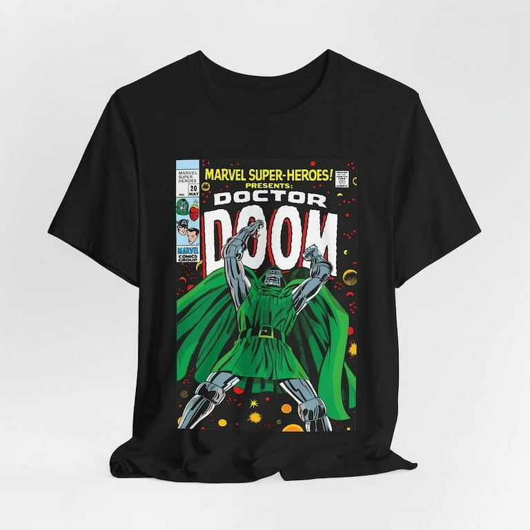 70s USA古着 マーベル Dr Doom プリントTシャツ vintage Marvel Doctor Doom Heavyweight Vintage T-Shirt Black Wash